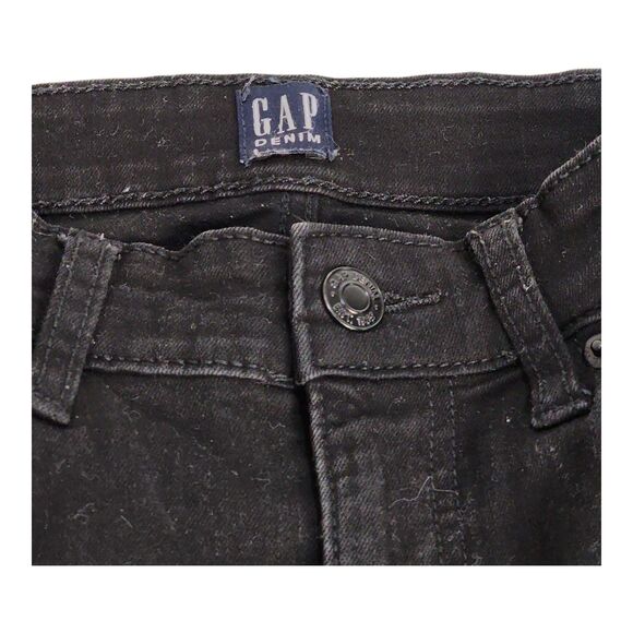 Gap Denim Mid Rise Women’s Leggings/Jeggings Skinny True Black Size 26 Regular - Picture 2 of 10